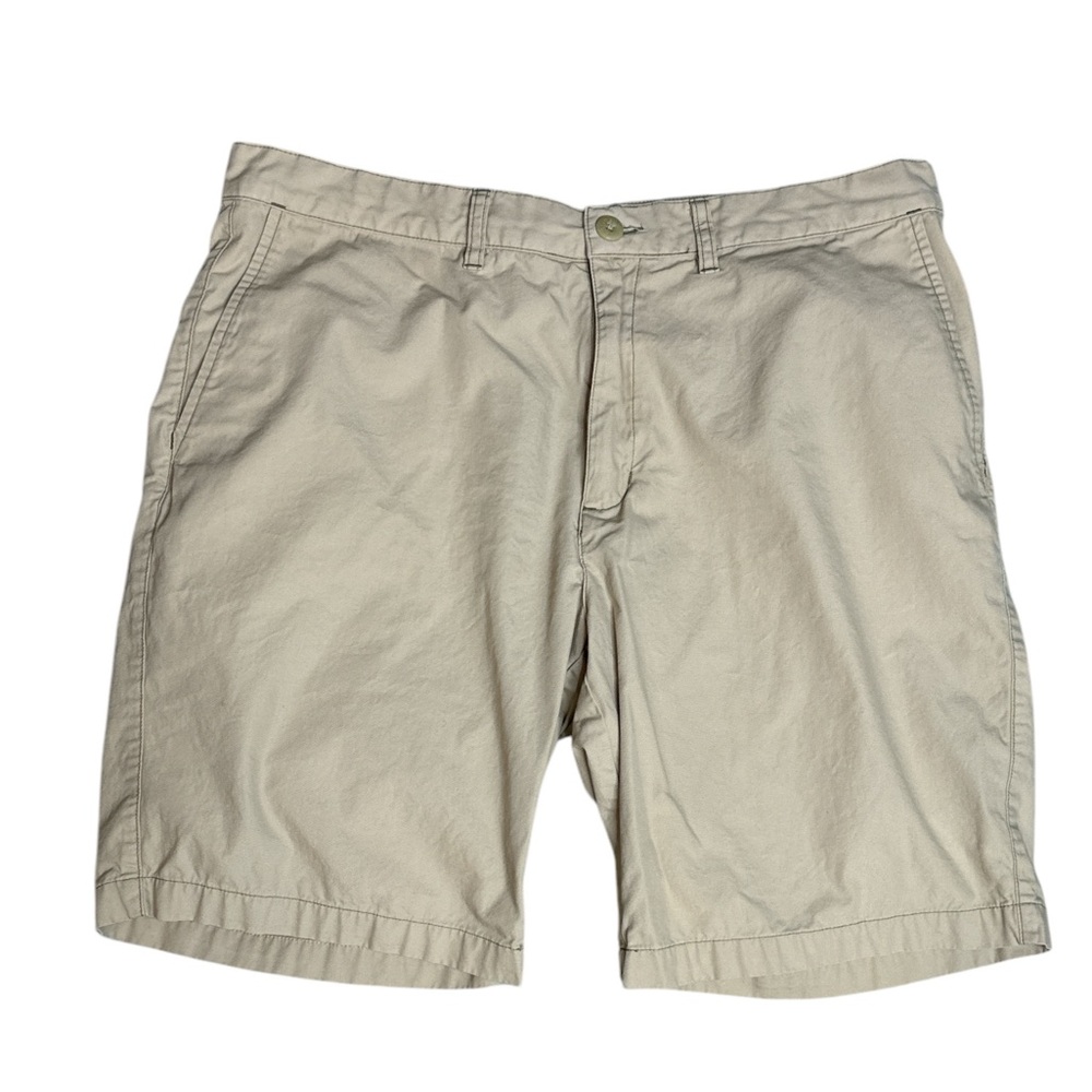 Patagonia Khaki Men's Shorts 100% Organic Cotton Size 36 - Picture 2 of 6